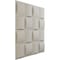 Ekena Millwork 19 5/8in. W x 19 5/8in. H Baile EnduraWall Decorative 3D Wall Panel Covers 2.67 Sq. Ft. WP20X20BAGBW - alternate 3